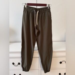 Vuori Olive Green Track Pants